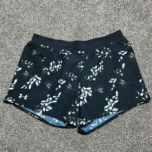Under Armour loose fit women’s athletic lined running workout short medium